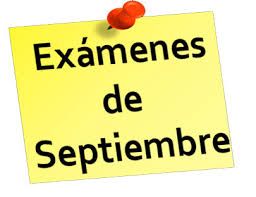 examenes septiembre