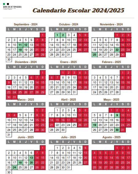 CALENDARIO 24 25