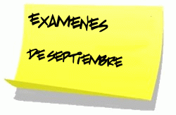 examenes septiembre