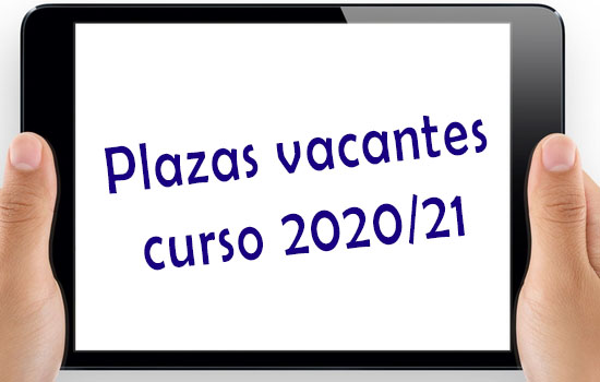 plazas vacantes 20 21