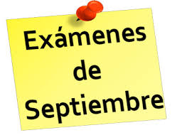 examenes septiembre